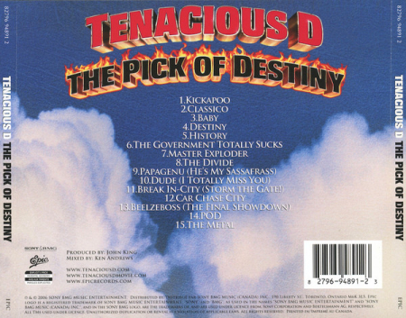 Tenacious D - The Pick Of Destiny (CD) [1]