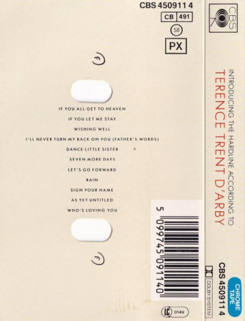 Terence Trent D'Arby - Introducing The Hardline According To Terence Trent D'Arby (Caseta Audio) [1]