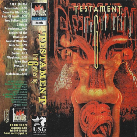 Casete audio - Testament – The Gathering (Casetă Audio)