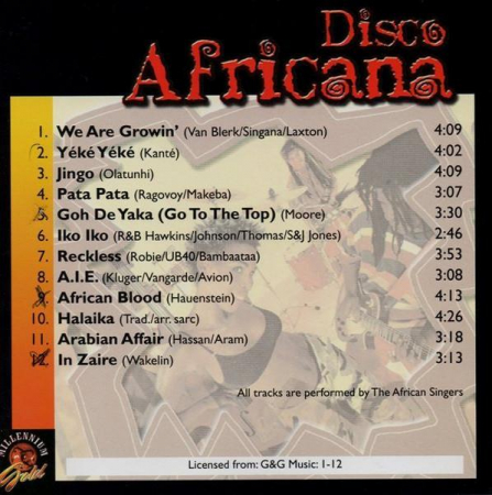 The African Singers - Disco Africana, (CD) [1]