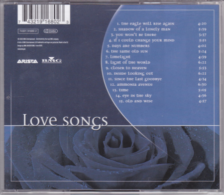 The Alan Parsons Project – Love Songs (CD) [1]