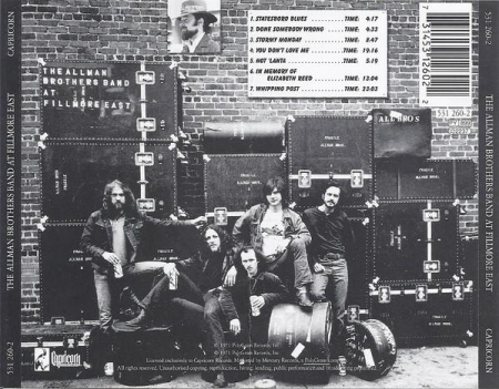 The Allman Brothers Band - The Allman Brothers Band At Fillmore East, (CD) [1]