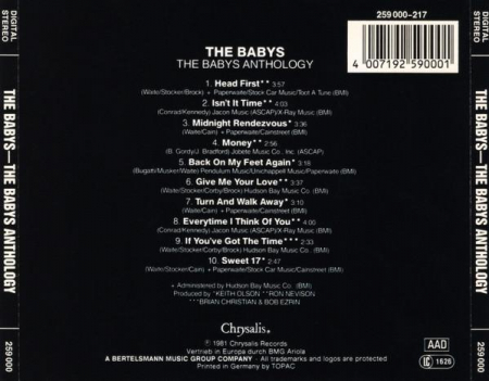 The Babys - Anthology , (CD) [1]