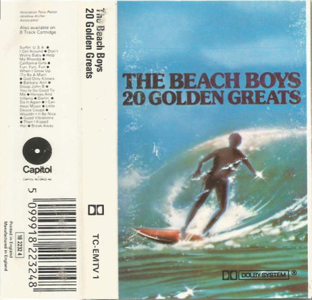 Casete audio - The Beach Boys - 20 Golden Greats (Caseta Audio)