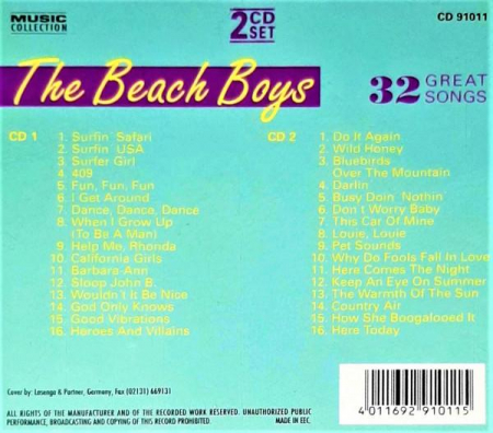 The Beach Boys - 32 Great Songs, (CD) [1]