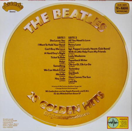 The Beatles - 20 Golden Hits [1]