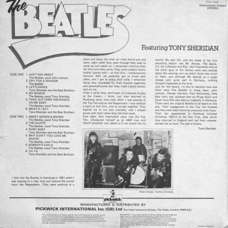 The Beatles - The Beatles Featuring Tony Sheridan [1]