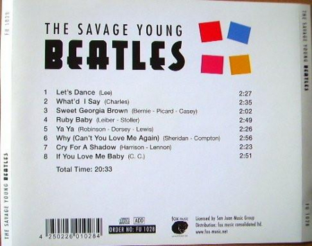 The Beatles - The Savage Young Beatles, (CD) [1]