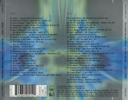 The Best Dance Album In The World...Ever! 2000 (CD) [1]