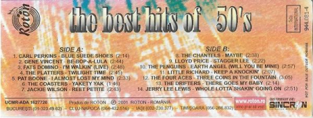 The Best Hits Of 50's Vol.1 (Caseta Audio) [1]