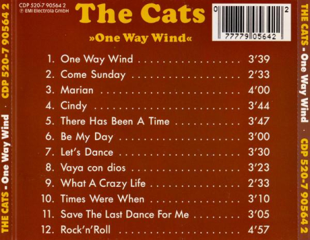 The Cats - One Way Wind (CD) [1]