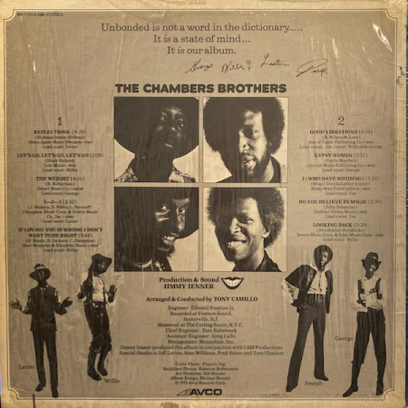 The Chambers Brothers - Unbonded, (Disc Vinil) [1]