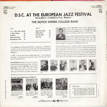The Dutch Swing College Band - D.S.C. At The European Jazz Festival [1]