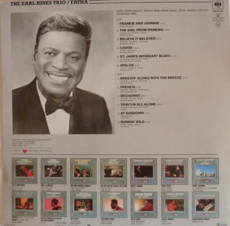 The Earl Hines Trio - Fatha, (Disc Vinil) [1]