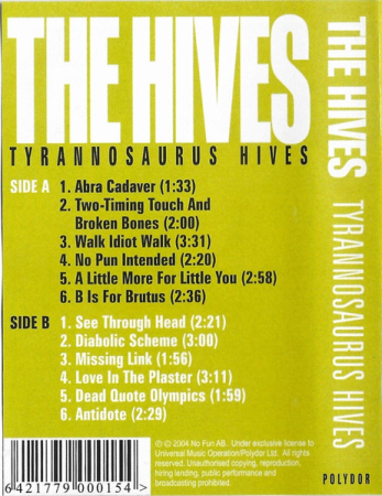 The Hives – Tyrannosaurus Hives (CASETA) [1]