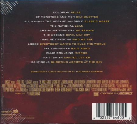 The Hunger Games: Catching Fire Soundtrack, (CD) [1]