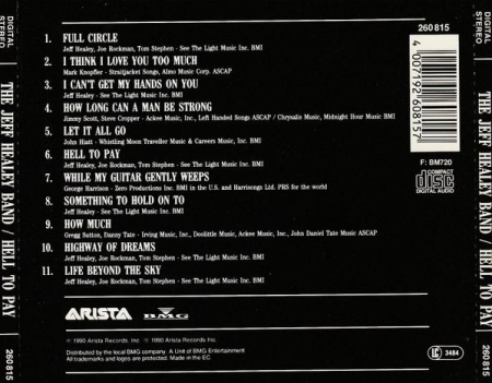 The Jeff Healey Band - Hell To Pay (CD) [1]