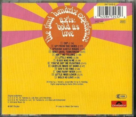 The Jimi Hendrix Experience - Axis: Bold As Love [1]