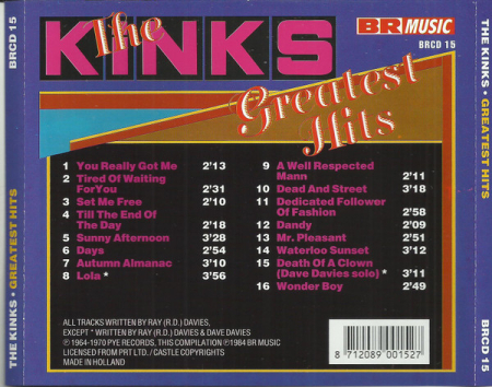 The Kinks - Greatest Hits (CD) [1]