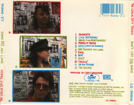 The Leslie Spit Treeo - Don't Cry Too Hard (CD) [1]