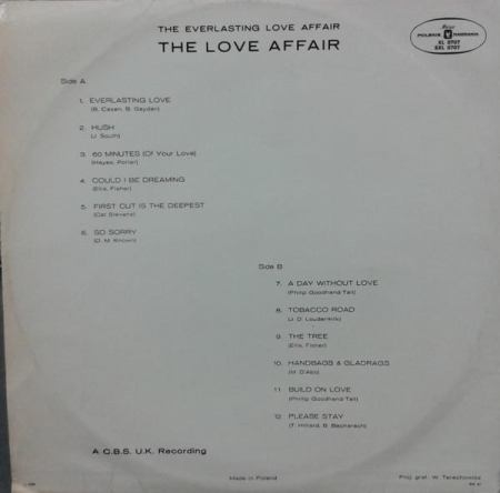 The Love Affair - The Everlasting Love Affair [1]