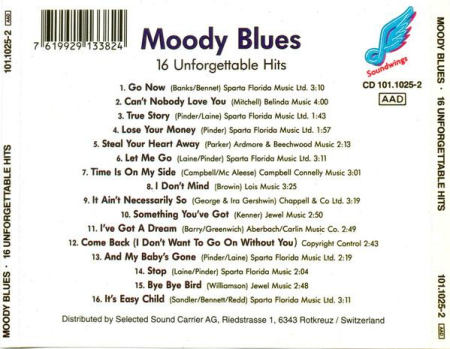 The Moody Blues - 16 Unforgettable Hits [1]
