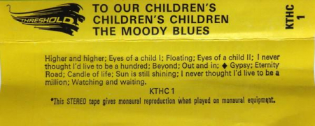 The Moody Blues - To Our Children's Children's Children (Caseta Audio) [1]