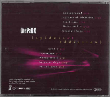 The Park - Spiders Of Addiction, (CD) [1]
