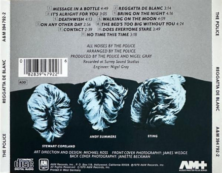 The Police - Reggatta De Blanc, (CD) [1]