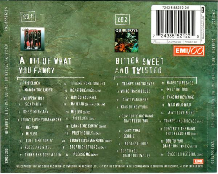 The Quireboys - A Bit Of What You Fancy/Bitter Sweet And Twisted (CD) [1]
