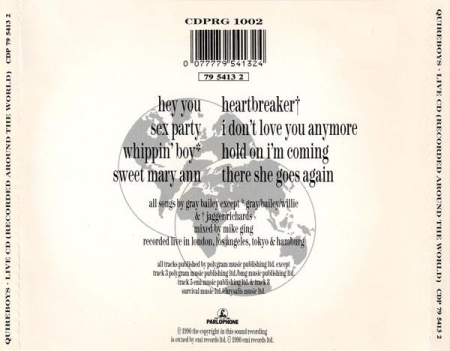 The Quireboys - Live Compact Disc (Recorded Around The World) [1]