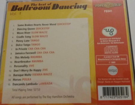 The Ray Hamilton Orchestra - The Best Of Ballroom Dancing Vol. 1 (CD) [1]