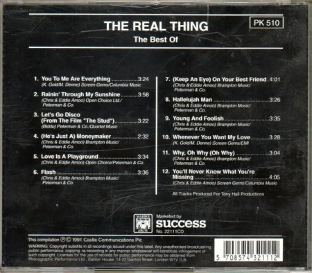 The Real Thing - The Best Of The Real Thing, (CD) [1]