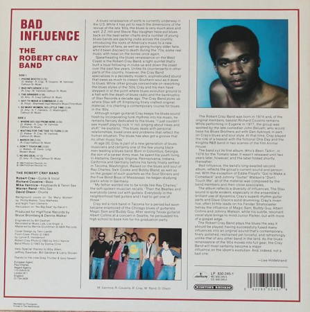 The Robert Cray Band - Bad Influence, (Disc Vinil) [1]