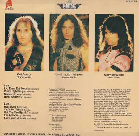 The Rods - Let Them Eat Metal [1]