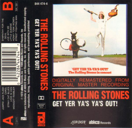 Casete audio - The Rolling Stones - Get Yer Ya Ya's Out, (Casetă Audio)