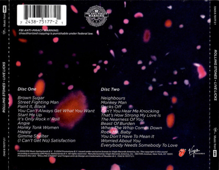 The Rolling Stones - Live Licks (CD) [1]