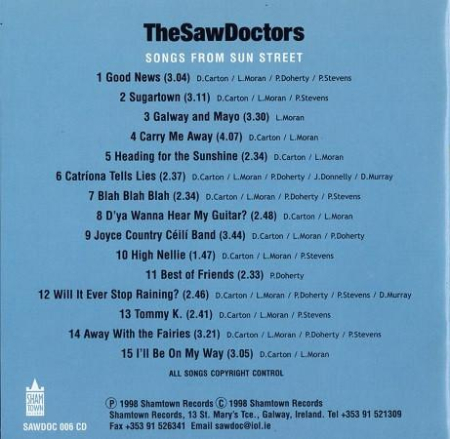The Saw Doctors - Songs From Sun Street (CD) [1]