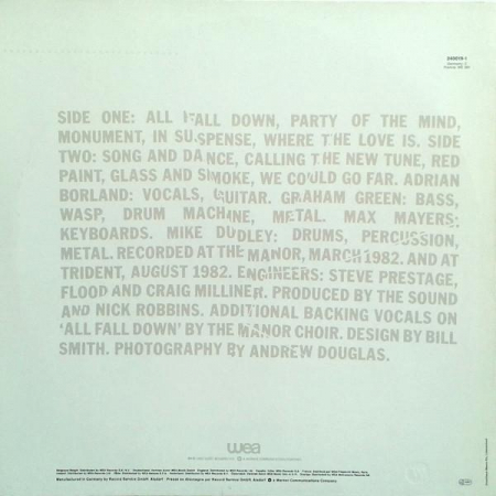 The Sound - All Fall Down, (Disc Vinil) [1]