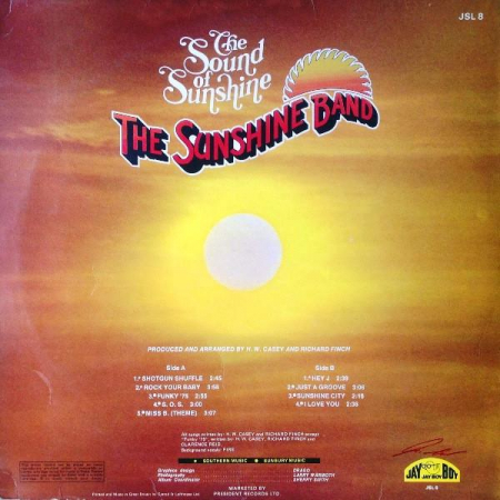 The Sunshine Band - The Sound Of Sunshine, (Disc Vinil) [1]