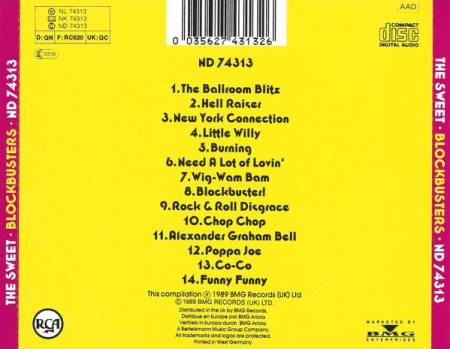 The Sweet - Blockbusters (CD) [1]