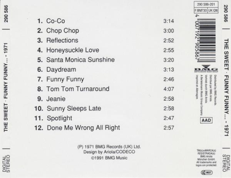 The Sweet - Funny Funny, How Sweet Co-Co Can Be (CD) [1]