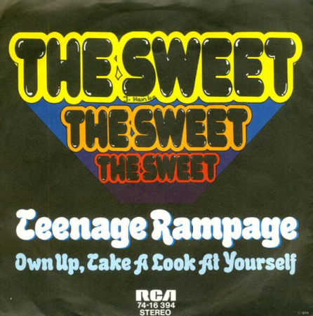 Rock/Folk - The Sweet - Teenage Rampage (7 Inch), (Disc Vinil)