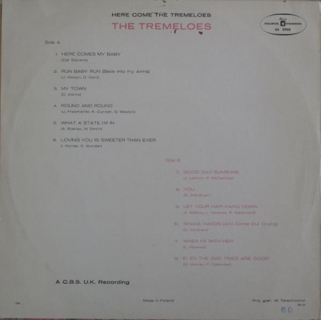 The Tremeloes - Here Come The Tremeloes, (Disc Vinil) [1]