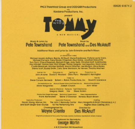 The Who's Tommy (Original Cast Recording) (CD) [1]