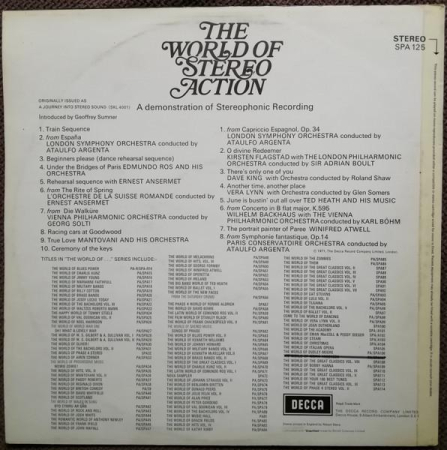 The World Of Stereo Action (Disc Vinil) [1]