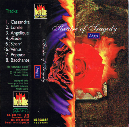 Casete audio - Theatre Of Tragedy – Aégis (CASETA)