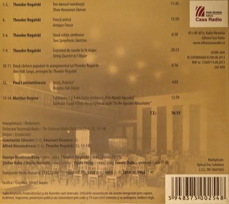 Theodor Rogalski - Theodor Rogalski - Compozitor Și Interpret, (CD) [1]