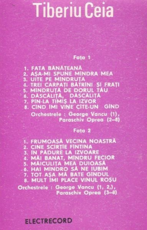Tiberiu Ceia - Tot Așa Mă Bate Gîndul (Caseta Audio) [1]