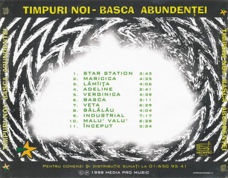 Timpuri Noi - Basca Abundenței , (CD) [1]